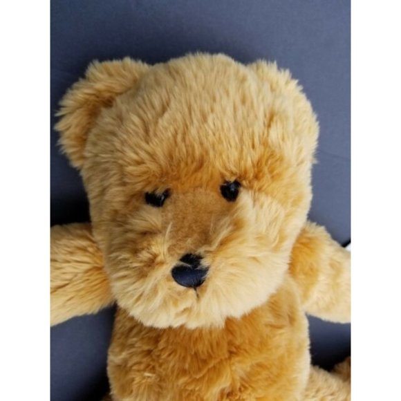 Ganz Bear Custard Large Stuffed Plush Animal - Picture 3 of 11